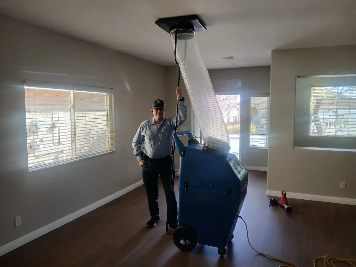 Professional Dryer Vent Cleaning work inside a Vero Beach home